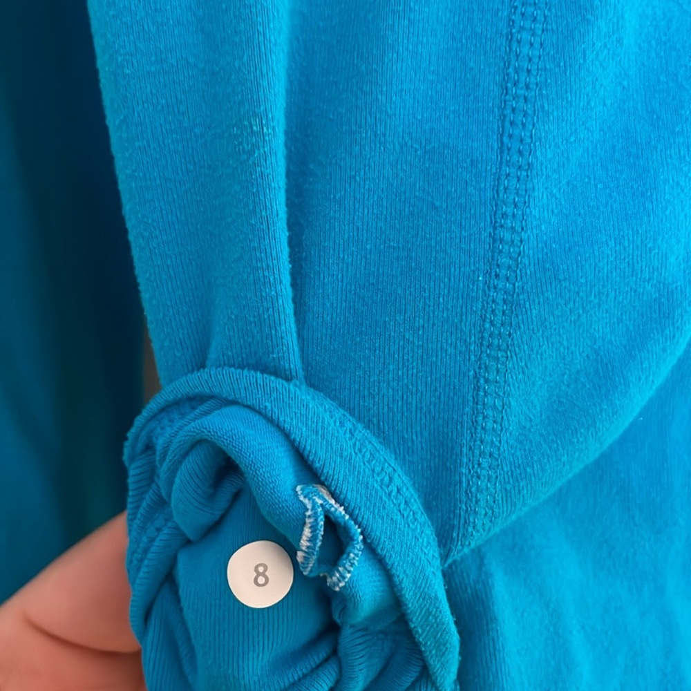 3 for $25! LULULEMON Star Runner Long Sleeve Angel Blue Size 8 - Picture 5 of 6